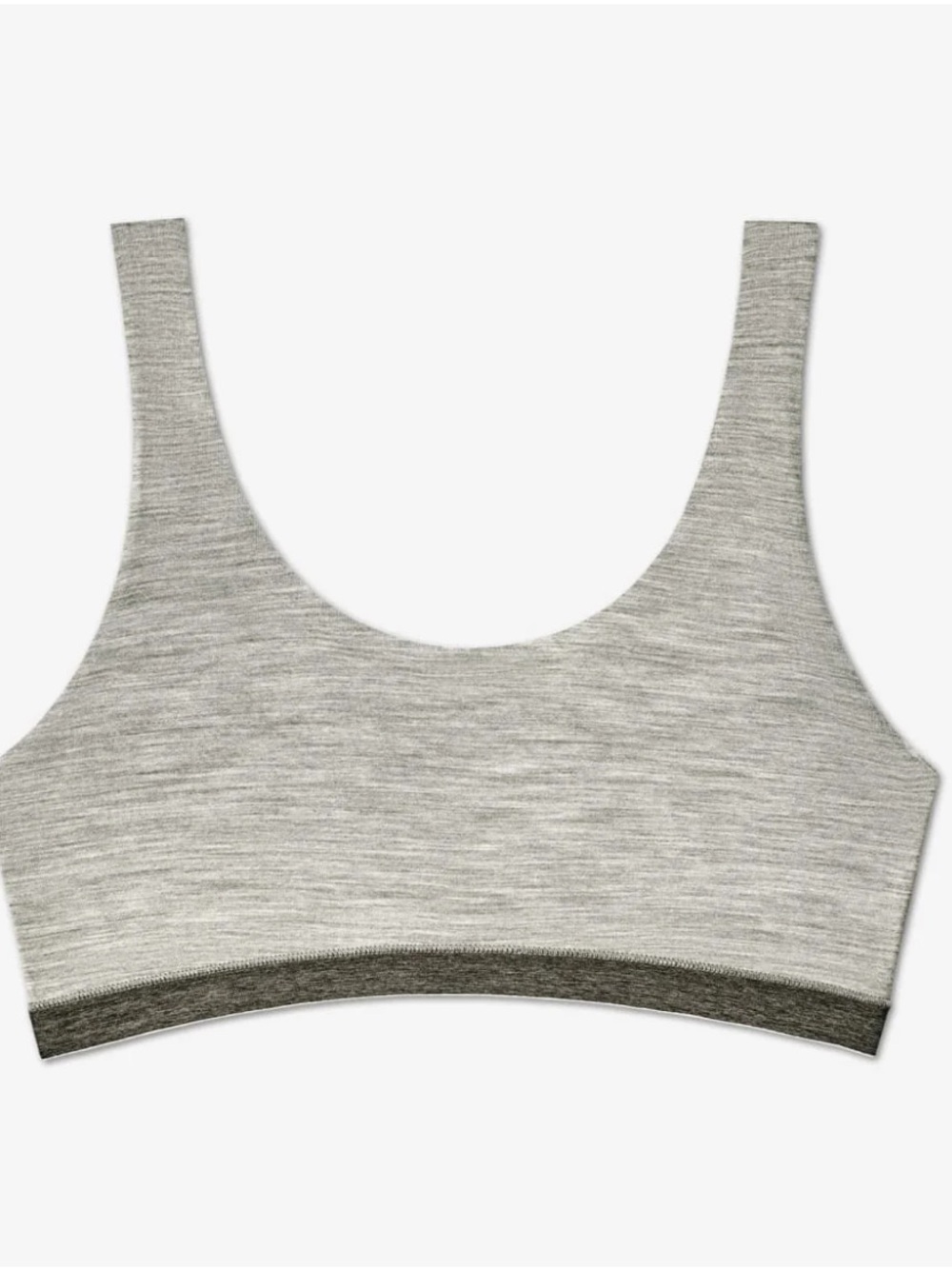 Allbirds grey sporty bralette size small